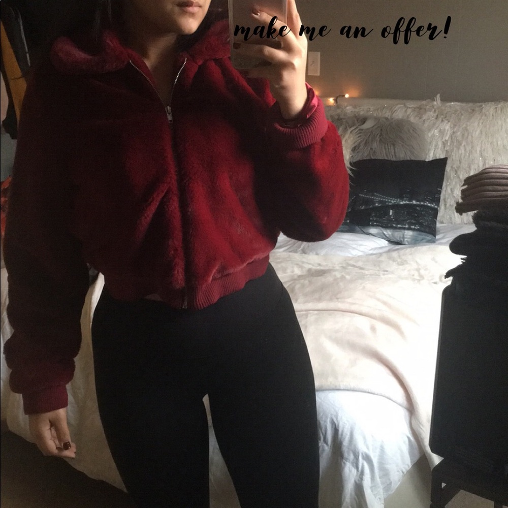 FOREVER 21 | Faux Fur Cropped Jacket